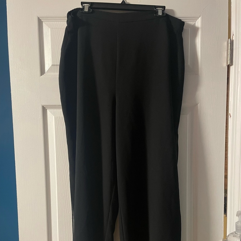 JS Collections Black Boot Cut Pants